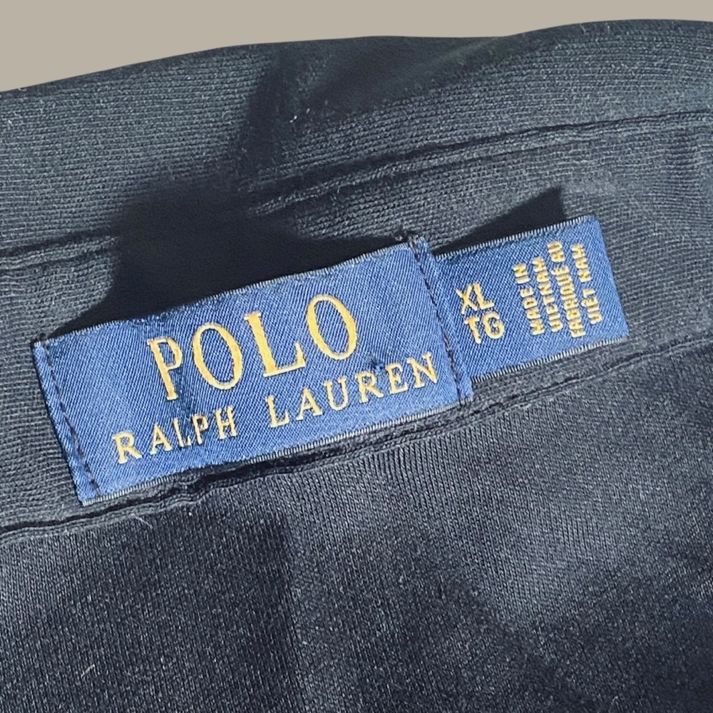 Polo Ralph Lauren Classic Fit Soft Cotton Polo Shirt SZ XL Black - Picture 5 of 7